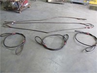 (qty - 6) Braided Steel Rigging Slings-