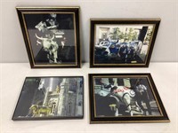 Four Frame Cow Statue Prints