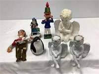 Seven Ceramic Figurines