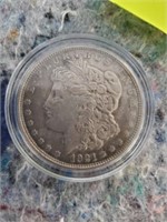 1921-D MORGAN SILVER DOLLAR