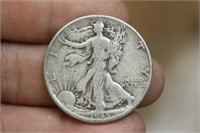 1945 Walking Liberty Silver Half Dollar