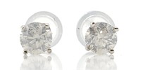 $2900 14K  Diamond(0.54Ct, Si, J-K) Earrings