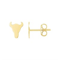 14k Gold Longhorn Earrings