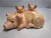 VINTAGE 1979 ALDON ACCESSORIES CERAMIC PIG AND