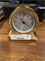 chelsea Brass clock