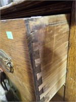 5-DR EARLY OAK CHEST 33x17x48