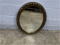 Plastic Gilt Framed Decorative Mirror