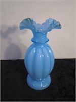 Opalescent 8" Blown Glass Vase