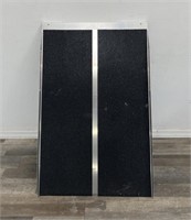 Aluminum ramp 48" x 30”