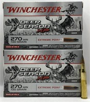 (OO) Winchester 270 WIN Centerfire Cartridges