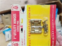 Flat Of Assorted Utility Hinges