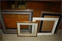 Large Frames (4); 1 has non-glare glass