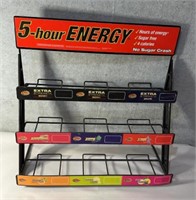 Five hour energy store display rack