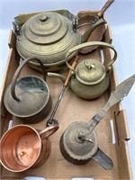 Brass and copper items