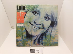 LULU TO SIR WITH LOVE RECORD ALBUM