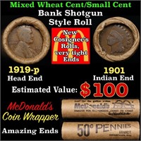 Small Cent Mixed Roll Orig Brandt McDonalds Wrappe