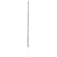 (50 Pack) 1x1in. x 4 ft. White Step-In Fence Post