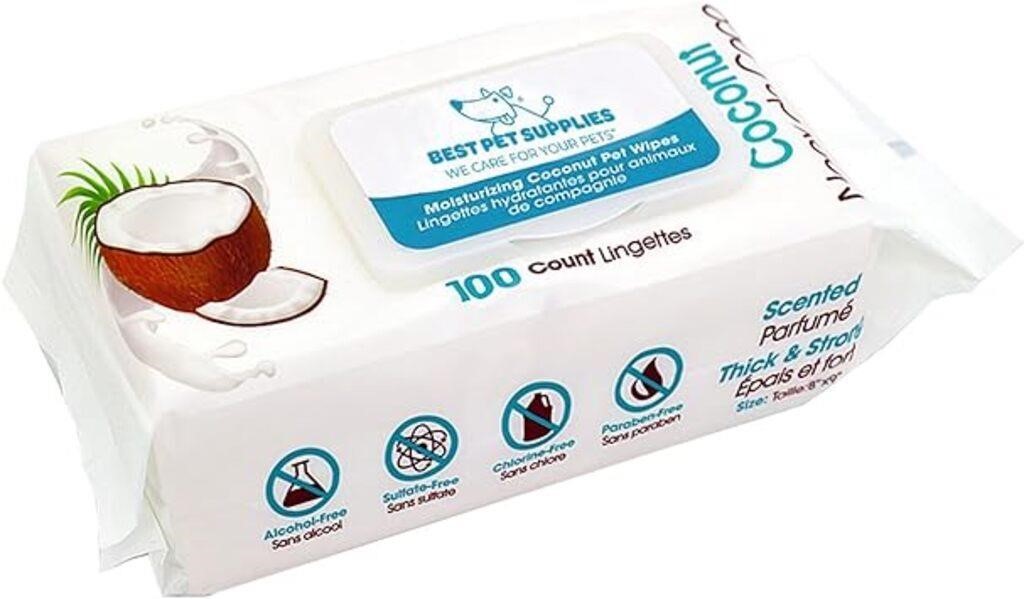 (U) Best Pet Supplies Pet Grooming Wipes for Dogs