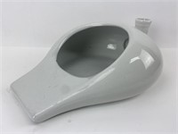 Vintage Porcelain Bed Pan Deer Blind Urinal