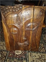 Four Panel Wood Carving 30x24"