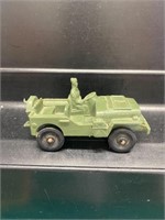 Rare Auburn Rubber Army Jeep Toy Car