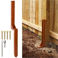 Fence Post Repair Kit, Heavy Duty Steel Fence Post