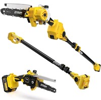 2-IN-1 Cordless Pole Saw & Mini Chainsaw