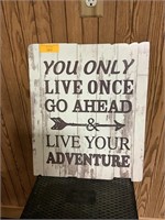 Wooden Sign 16x19