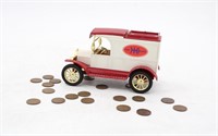 ERTL DieCast Full of Unsearched Wheat Back Pennies