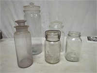 quart jars and other storage containers