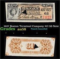 1927 Boston Terminal Company $17.50 Note Grades Ch