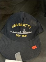 USS BEATTY DD-756 CAP