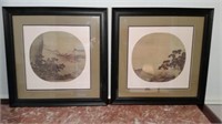 2 Custom Framed & Matted Pictures