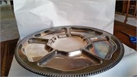 Silver Plate Rotating Serving Tray