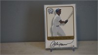 2001 FLEER GREATS OF THE GAME ANDRE DAWSON AUTO