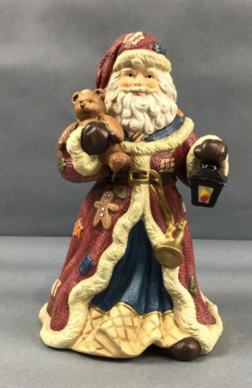 Vintage porcelain Santa clause music box works