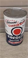 1954 McColl Frontenac Motor Oil can metal
