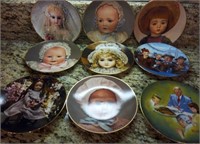J - LOT OF 9 COLLECTIBLE PLATES (K61)