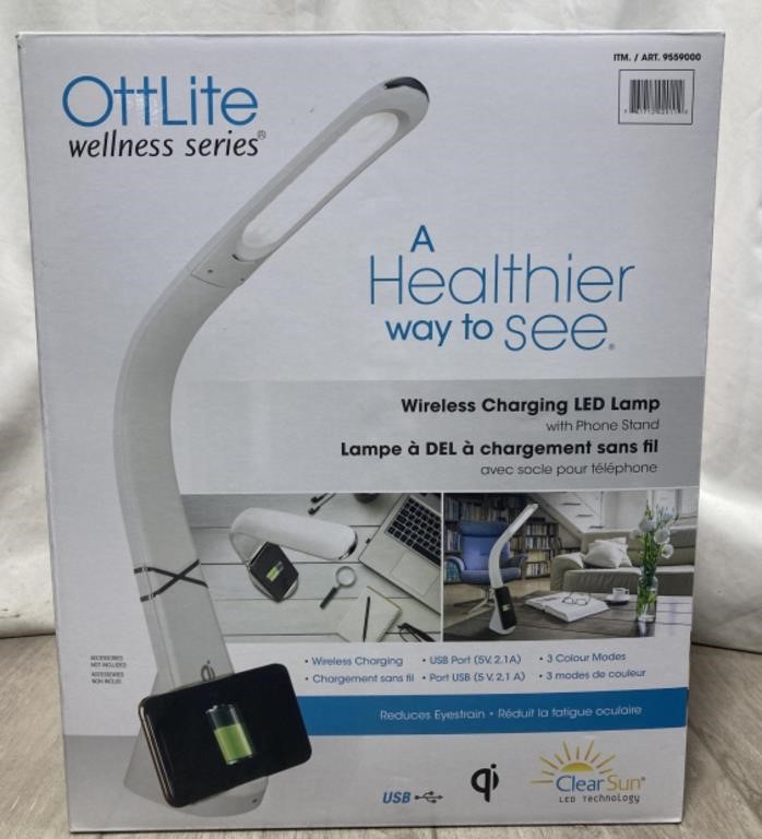 Ottlite Wireless Charging Led Lamp