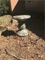 Small Cement Pedestal / Plant Stand
