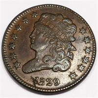 1829 Classic Head Half Cent Very High Grade