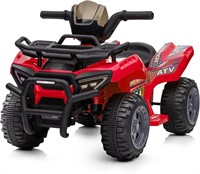 Kids ATV 4 Wheeler, 6V Ride-On Toddlers 1-3 Toy