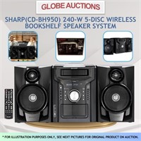 LOOKS NEW SHARP BOOKSHELF SPEAKER SYSTEM(MSP:$485)