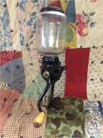 Atwood wall grinder with Arcade No. 25 bean jar