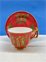 Vintage Hammersley Greek/Roman Teacup & Saucer