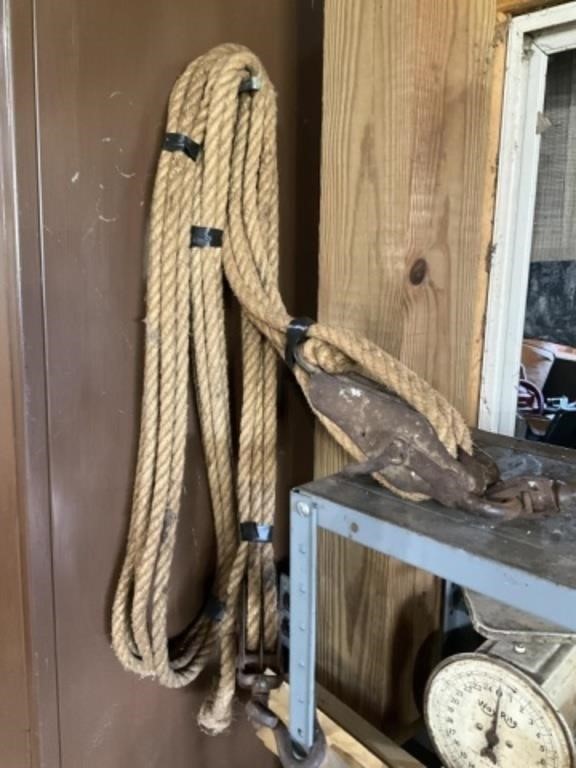 Rope Pulley and Tackle