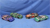 4 Diecast Nascar Cars #14, 28, 33, 77