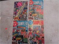 DC SAMPLER #1,2 X #2 .#3 COMIC BOOKS