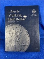 25 Silver Walking Liberty Half Dollars