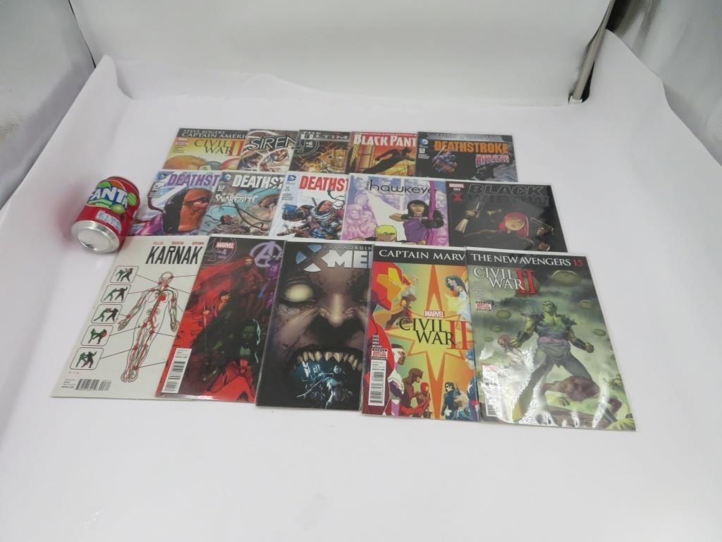 15 comic books dont Black Panther